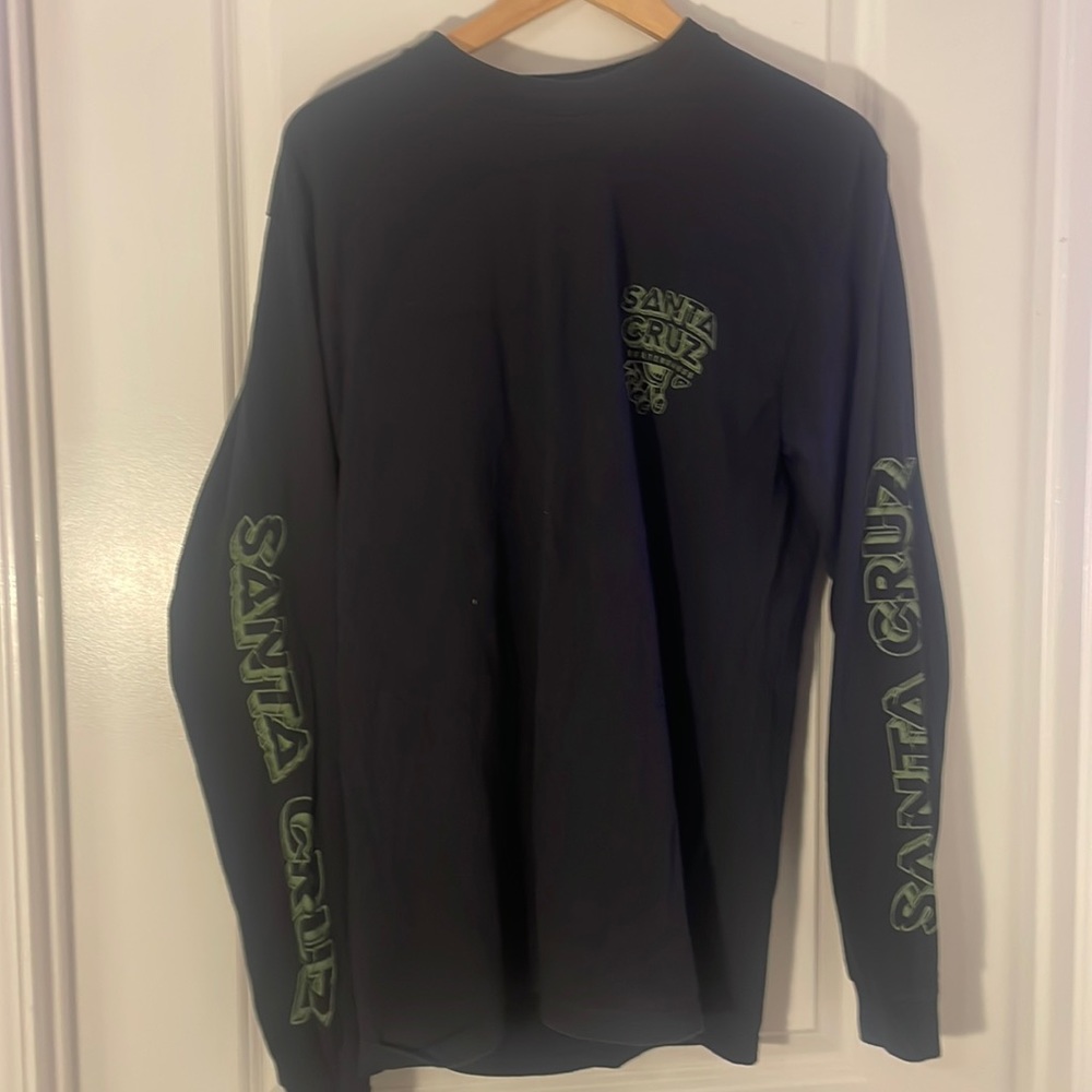 Black Santa Cruz long sleeve shirt